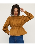 COTTON GATHER TOPS/CAM