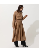 FLOWER PATTERN MIX ONEPIECE/D/BEG3