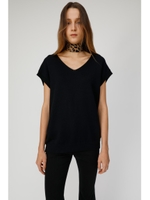 HALF SLEEVE RC ニット/BLK