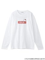 HELLO KITTYx MILKFED.  LS TEE NAGOYA/ホワイト