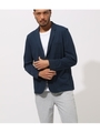 HIGH TWIST TAILORED JACKET/NVY