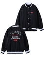 LOGO STADIUM JUMPER/ブラック