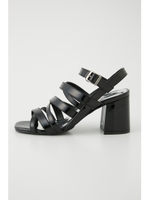 MANY THIN STRAP SANDAL/BLK