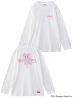 MILKFED. x SESAME STREET LS TEE ABBY CADABBY/ホワイト