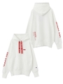 MILKFED.×CHAMPION LOGO TAPE SWEAT HOODIE/ホワイト