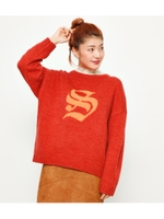 OLD イニシャル ニット トップス/BRD