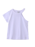 ONE-SHOULDER S/S TEE/ホワイト