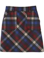 PLAID MINI SKIRT/レッド