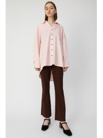 RIB FLARE パンツ/D/BRN3