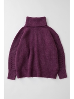 ROLL NECK KNIT チュニック/PUR
