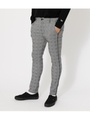 SIDE LINE SLACKS/柄GRY5
