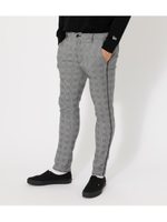 SIDE LINE SLACKS/柄GRY5