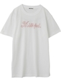 STITCH EMBROIDERY S/S TEE/レッド
