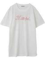 STITCH EMBROIDERY S/S TEE/レッド