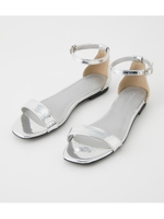 STRAP FLAT SANDALS/SLV