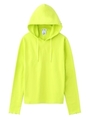 STRETCH HOODED TOP/ライトグリーン