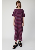 STRIPED LONG ドレス/柄PNK5