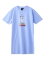 X-GIRL X KOZIK SMOKING BUNNY S/S TEE DRESS/ライトパープル