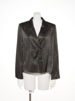 [GREED]Sparkle Lame Shirts Jacket/BLACK