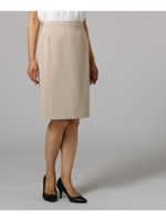 [L]【洗える・抗菌防臭】ドレッサーミッション タイトスカート/ベージュ(052)
