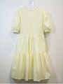 dobby cotton one-piece/yellow