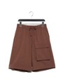・PKショーツ/ブラウン