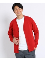 【 WEB限定 】ユースフル カーディガン [ メンズ トップス カーディガン 羽織 ]/レッド(562)