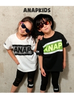 【ANAP KIDS】 MESHロゴトップス/ホワイト(001)