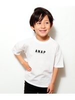 【ANAP KIDS】 バックプリントTシャツ/ホワイト(001)