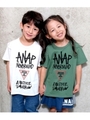 【ANAP KIDS】 手描きロゴBIGTシャツ/ホワイト(001)