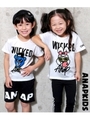 【ANAPKIDS】サングラスキャラTシャツ/ブルー(019)