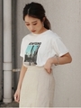 【Ca】フォトプリントTee/O.WHT