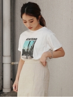 【Ca】フォトプリントTee/O.WHT