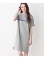 【Champion】ロゴＴシャツワンピース/グレー(012)