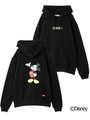 【Disney】SWEAT HOODIE / MICKEY MOUSE ./ブラック