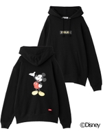 【Disney】SWEAT HOODIE / MICKEY MOUSE ./ブラック
