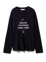 【GELATO PIQUE HOMME】レーヨンロゴプルオーバー/NVY