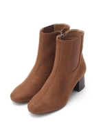 【GISELe12月号掲載】サイドゴアミディアムブーツ/サンドベージュ(053)