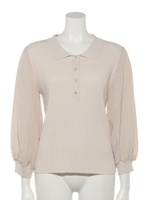 【Rewde】ポロニット（0R14-03116）/ベージュ