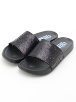 【SNEEKEby.enchanted】グリッターシャワーサンダル/ブラック