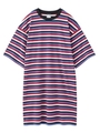 【WEB限定】STRIPED S/S TEE DRESS EC/ブラック