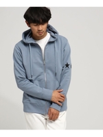 【WEB限定】ストレッチスターラインジップパーカー/ライトブルー(091)