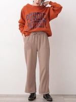 【WEB限定】ワッフルパンツ/ベージュ