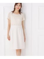 【WEB限定サイズ】【洗える】らくドビーワンピース/ライトベージュ(051)