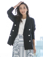 【雑誌掲載】ボクシーなシルエットのトレンド紺ブレ/ネイビー