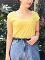 ＜日本製＞JERSEY TANKTOP  /　ジャージータンクトップ/YELLOW