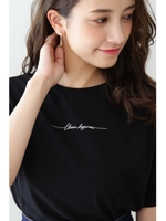 ◆《EDIT COLOGNE》ロゴTシャツ/ブラック(010)