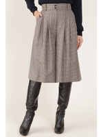 ◆チェックキュロットパンツ/ベージュ(040)