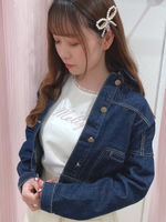 ゆるデニムＧジャン/ブルー