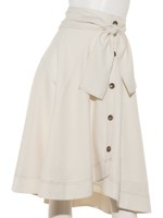 ウエストマークスカート/ホワイト